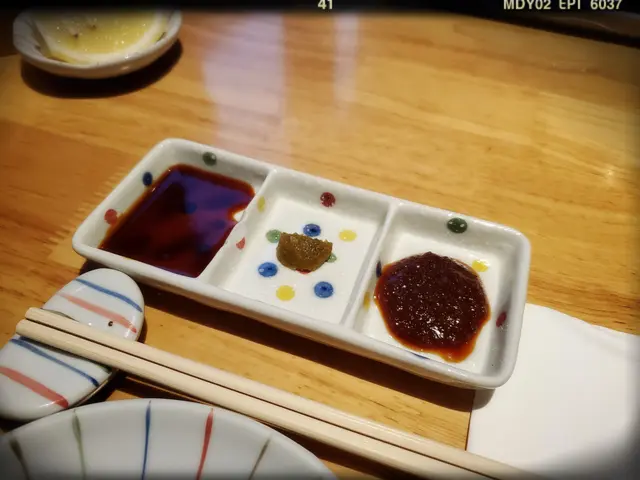 自家製海鮮豉油、柚子胡椒醬、七味味噌