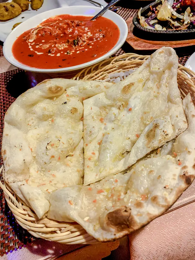 蒜蓉印度烤餅-naan