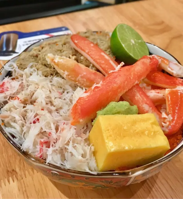 限定蟹三味丼