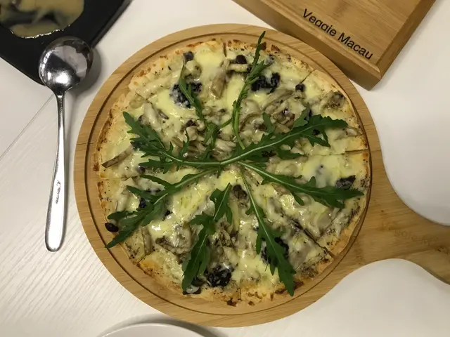 黑松露芝士野菌薄餅