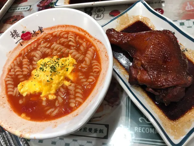 蕃茄濃湯加瑞士汁雞髀