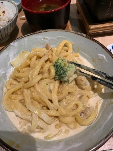 咖哩忌廉烏冬（雞肉）