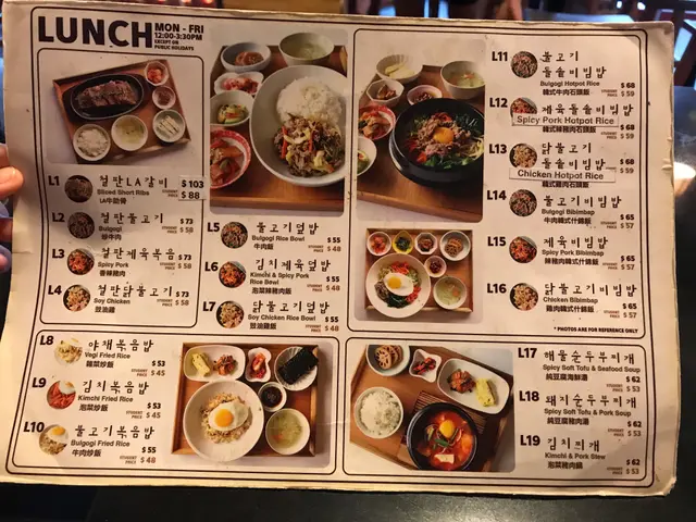 Menu - Lunch Set