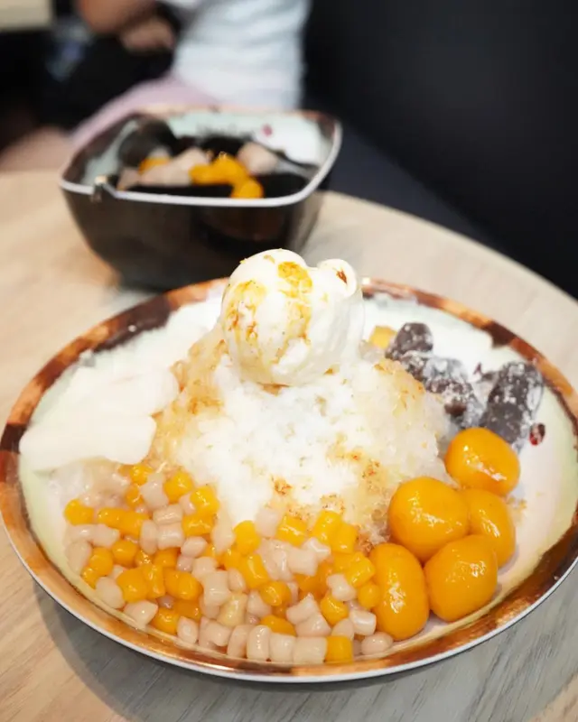 芋薯圓Q麻薯牛奶冰