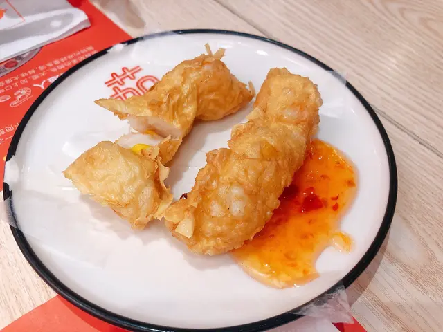 鮮炸腐皮墨魚蝦條