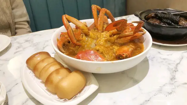 辣椒螃蟹配炸刀切小饅頭