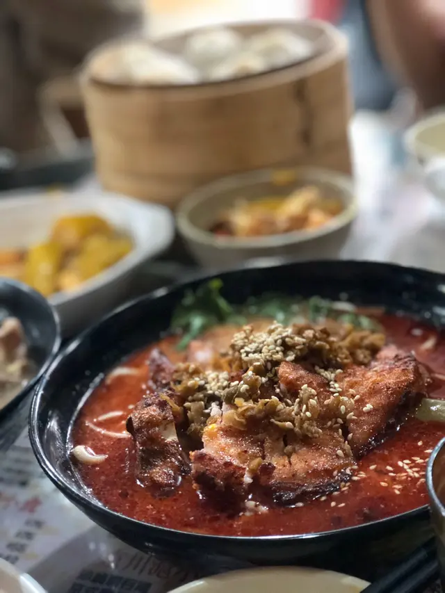 豬扒擔擔湯拉麵