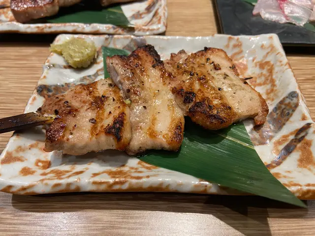 日本黑豚肉五花腩串