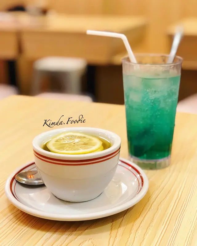 熱檸蜜  &  薄荷梳打