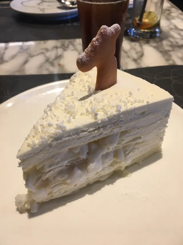 Coconut Crepe Cake