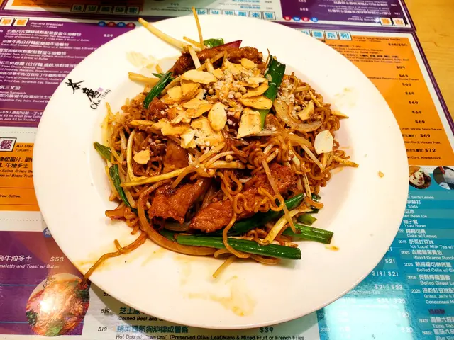 避風塘干炒黑白胡椒豬扒一丁