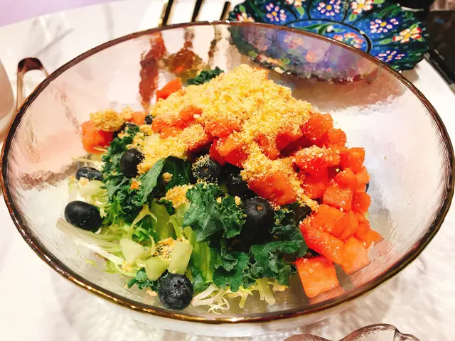 羽衣甘藍焦糖果仁話梅西瓜沙律