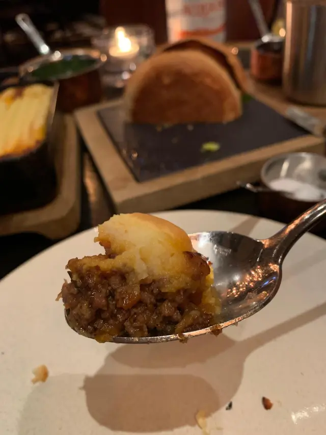 香濃免治羊肉配金黃薯蓉