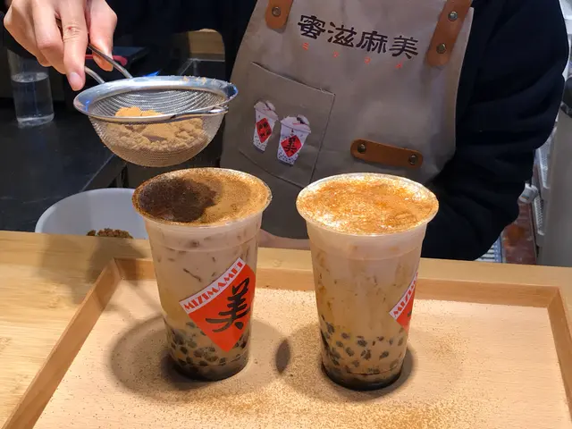 花芝/抹茶黑糖珍珠鮮奶