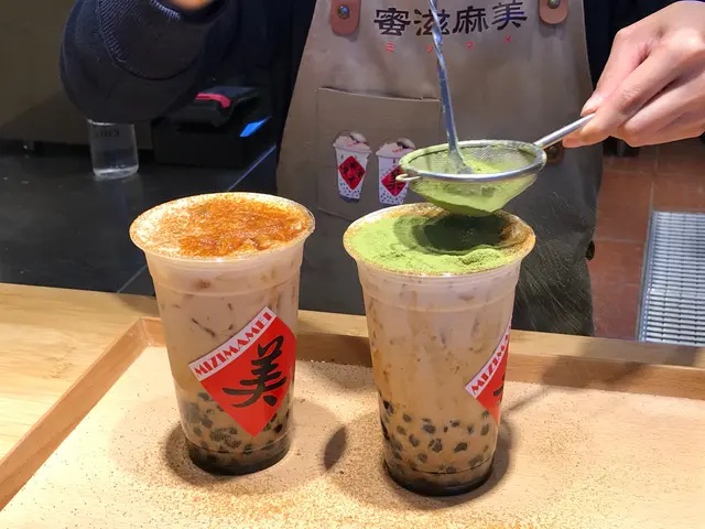 花芝/抹茶黑糖珍珠鮮奶