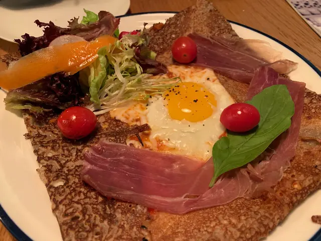 帕爾馬火腿蕎麥餅