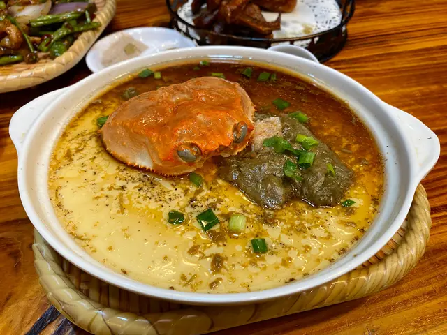 黑松露蟹膏蒸水蛋