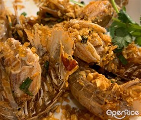 椒鹽瀨尿蝦 - 荃灣的金河餐廳小厨