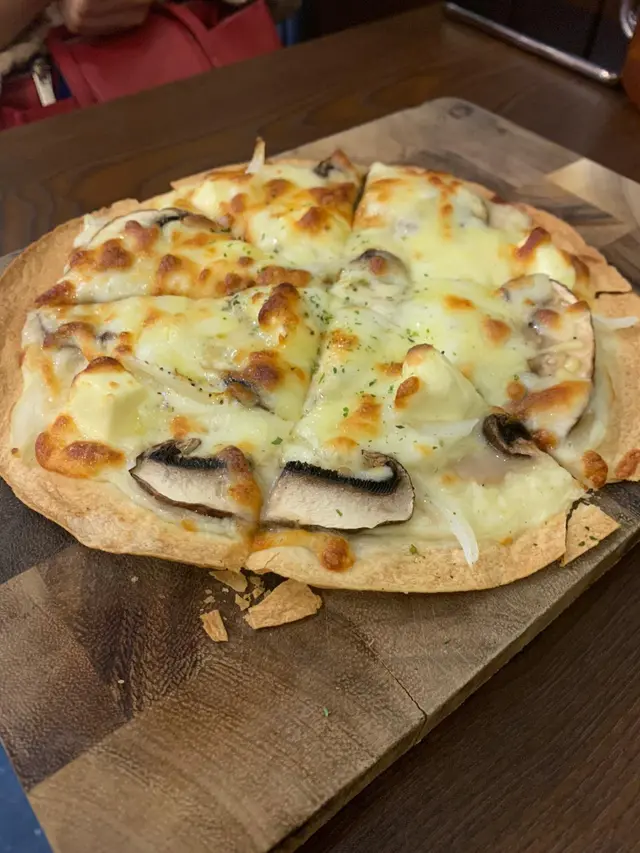 芝士好惹味,菇菇好香。