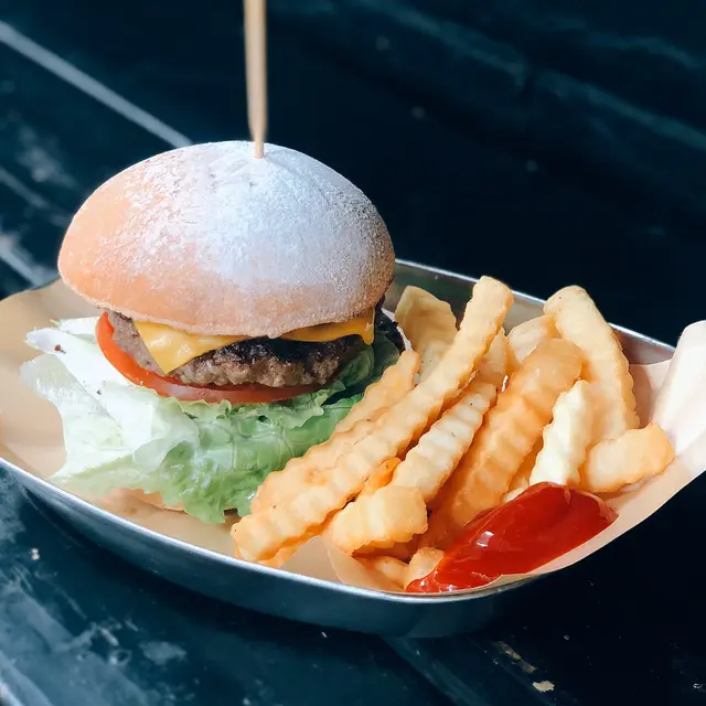 黑松露芝士漢堡