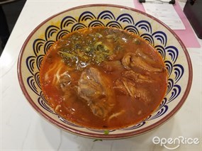 蕃茄牛肉牛根麵 - 旺角的阿木台灣麵