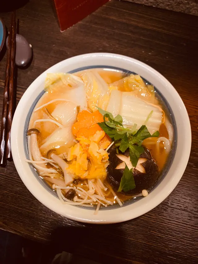 柚子雜煮野菜稻庭烏冬