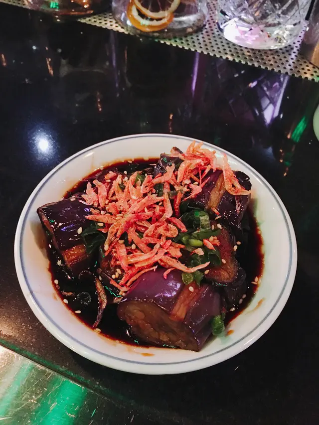 櫻花蝦烏醋茄子