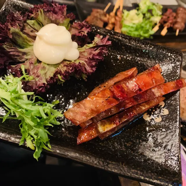 麻辣汁燒雞泡魚乾