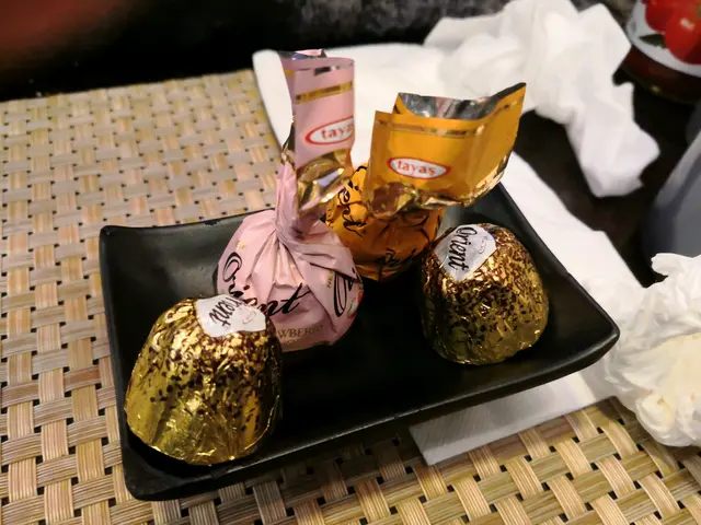 我真係未見過甜品係俾4粒朱古力