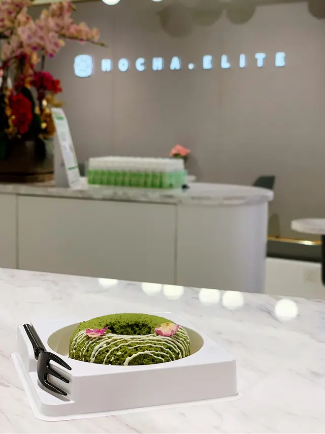 白朱古力抹茶蛋糕 