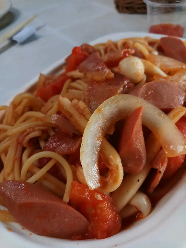 煙肉腸蘑菇意粉