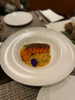 Lobster tail risotto