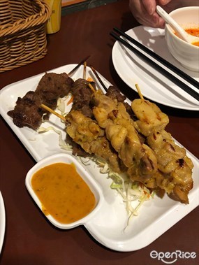 豬雞串燒 - 九龍城的泰皇閣泰國菜館