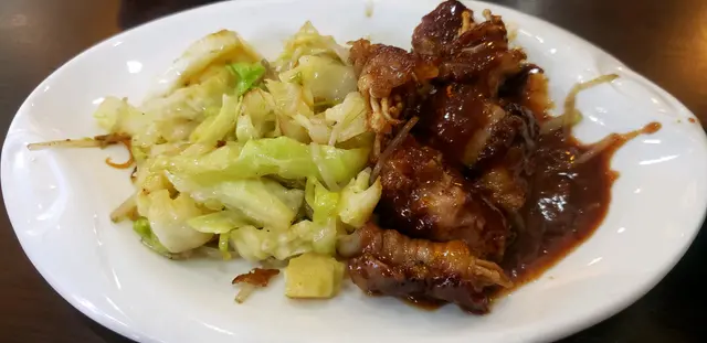 燒肥牛金菇+燒雜菜