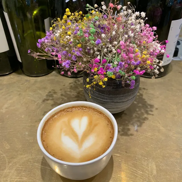 Flat white with oat milk