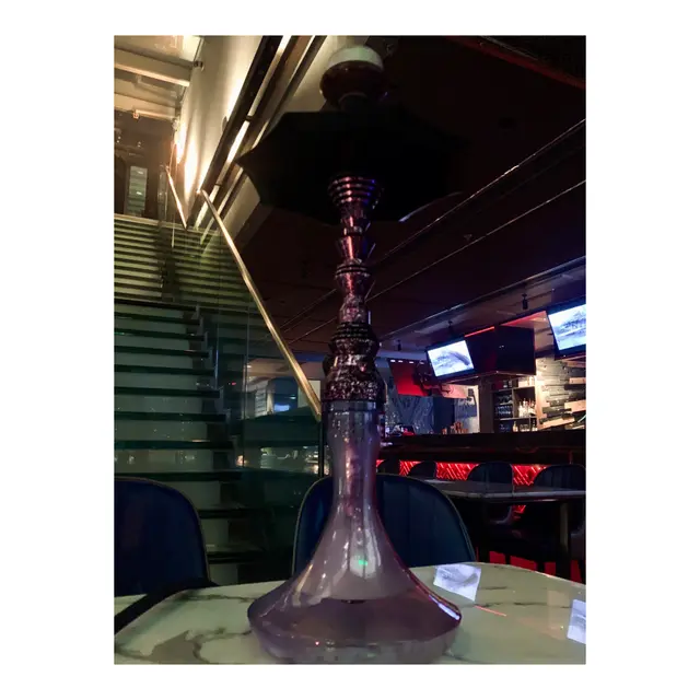 Mango, Mint, Coconut served in Japona Bowl with Kaloud Lotus and B2 Hookah Pipe