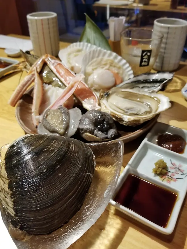 活貝漁獲浜燒盛合