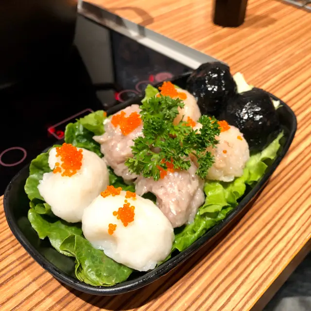 蝦丸、墨魚丸、黑墨丸、鯪魚丸