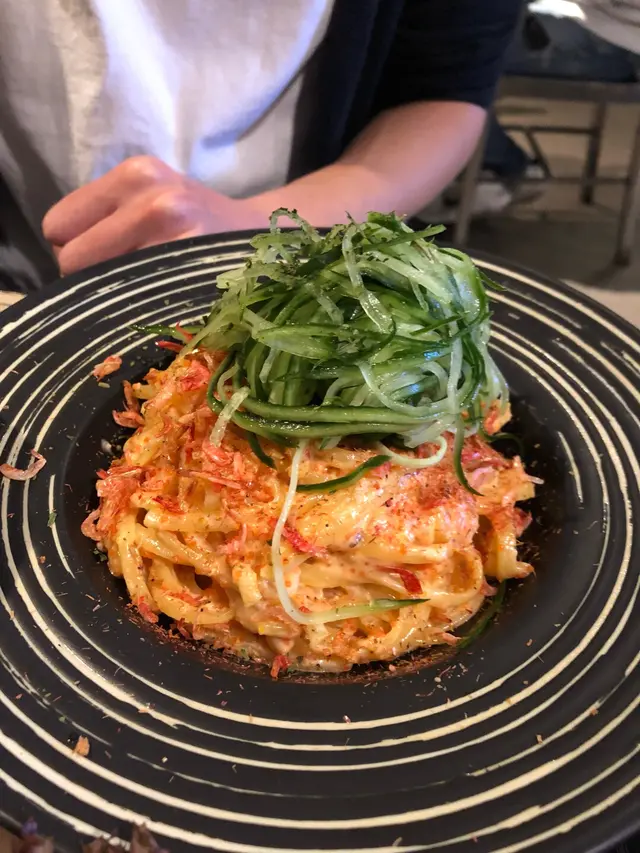 味道略嫌太咸，雖然我知明太子係咸，但依碟真心咸得濟