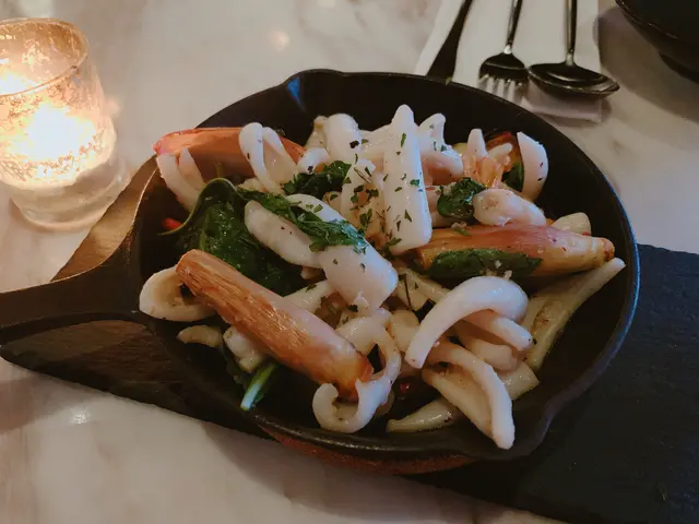 鐵板炙燒氈酒魷魚