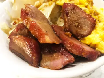上環叉燒炒蛋飯
