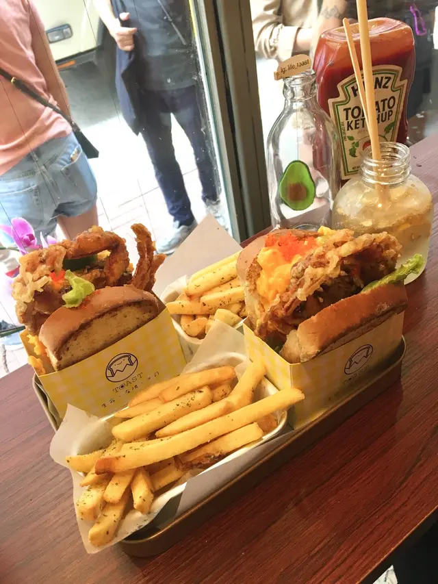 軟殻蟹親子滑蛋toast  set  