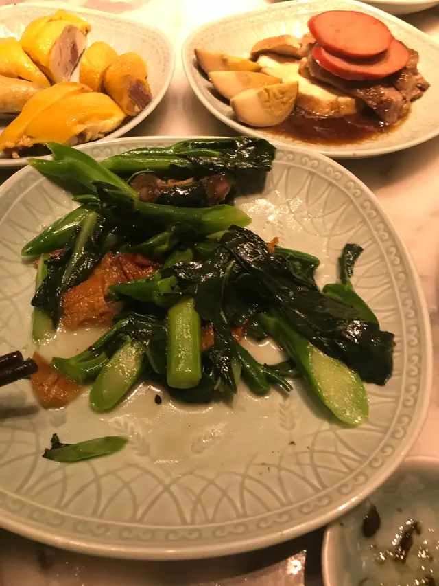 方魚炒芥蘭