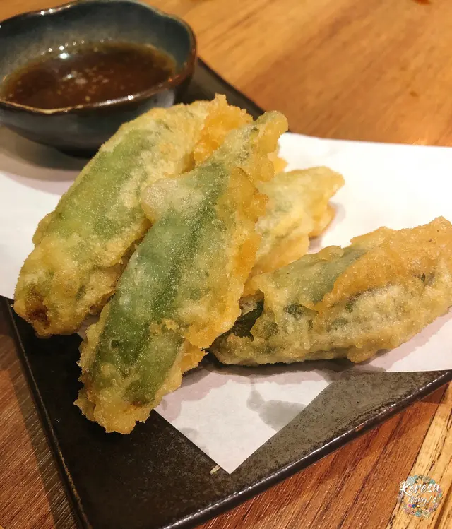 秋葵蝦肉天婦羅