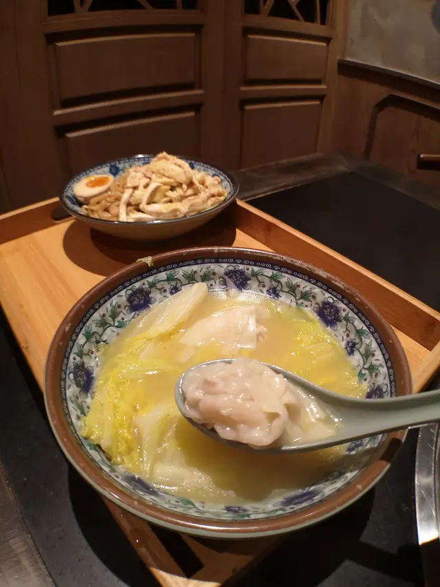 夫妻乾拌麵套餐 (時菜雲吞)