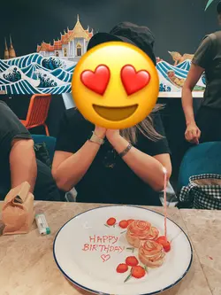 Birthday dessert - Apple tart