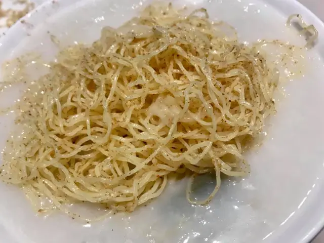 皮蛋瘦肉粥蝦子撈麵