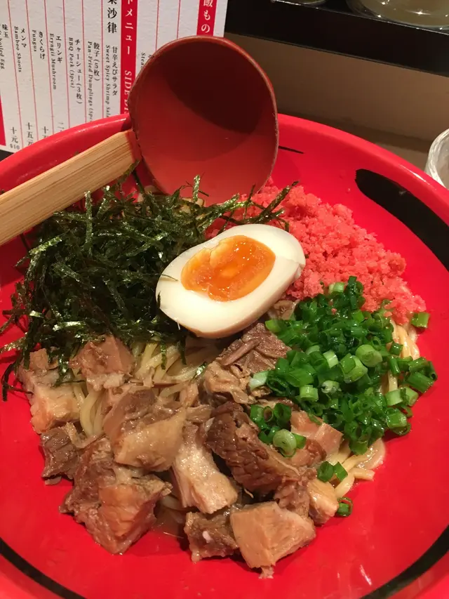 特濃蝦汁义燒拌麵