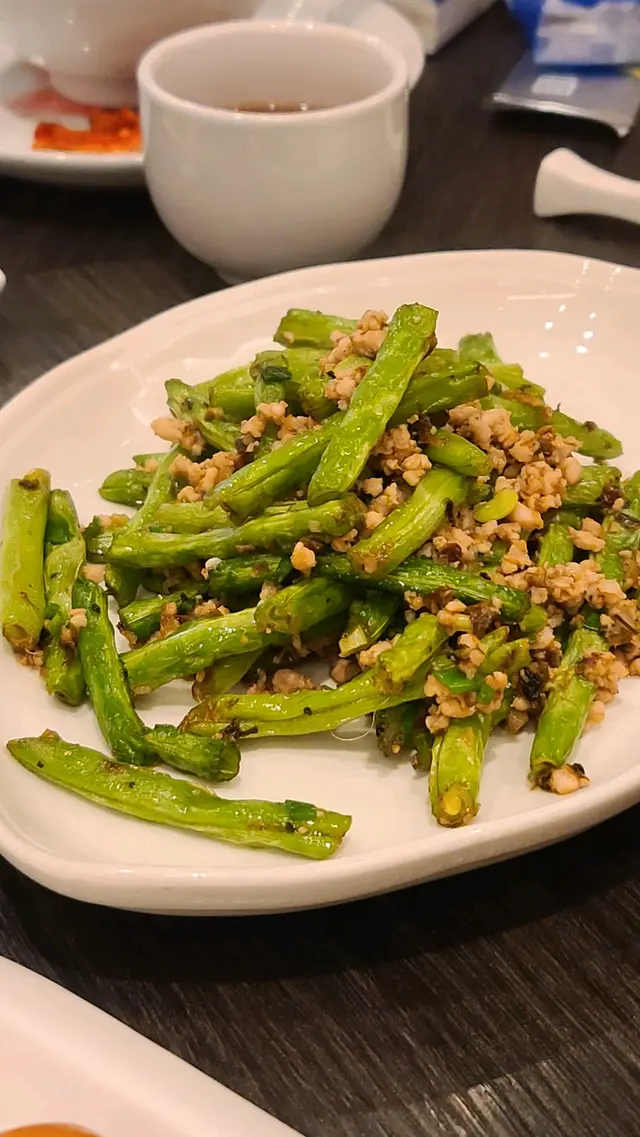 干扁肉碎四季豆