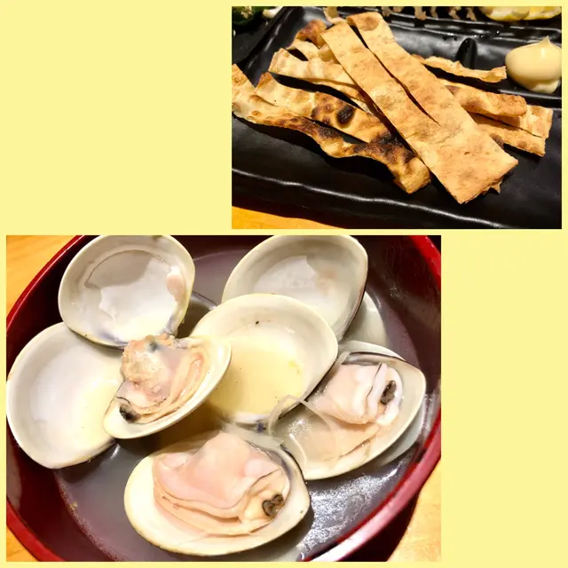 魚干味道普通。蜆鮮甜  清酒湯味鮮甜，  但份量太細。